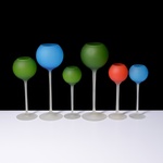 6 Carlo Moretti Stem SATINATO Glasses / Vessels, 15